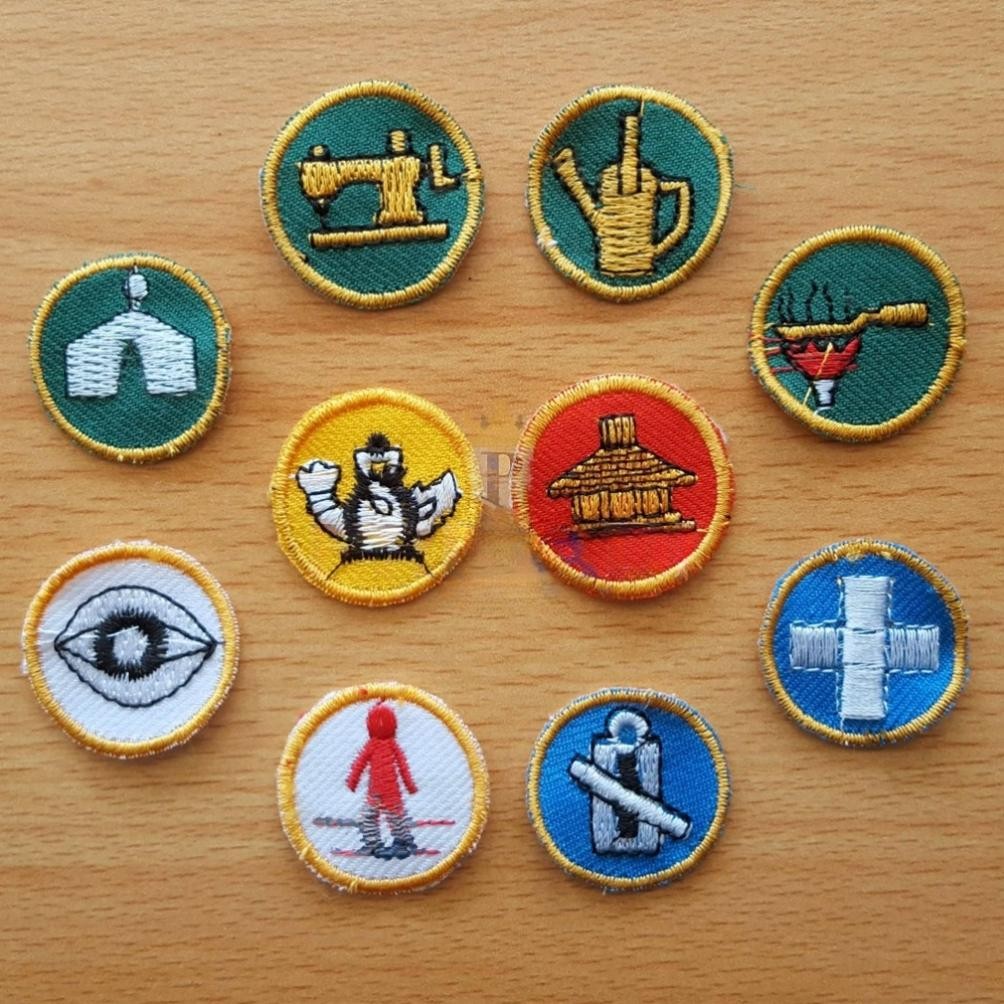 Terbaru (100Biji) Tkk Bordir Pramuka 10 Wajib Siaga Penggalang Penegak BisaCod