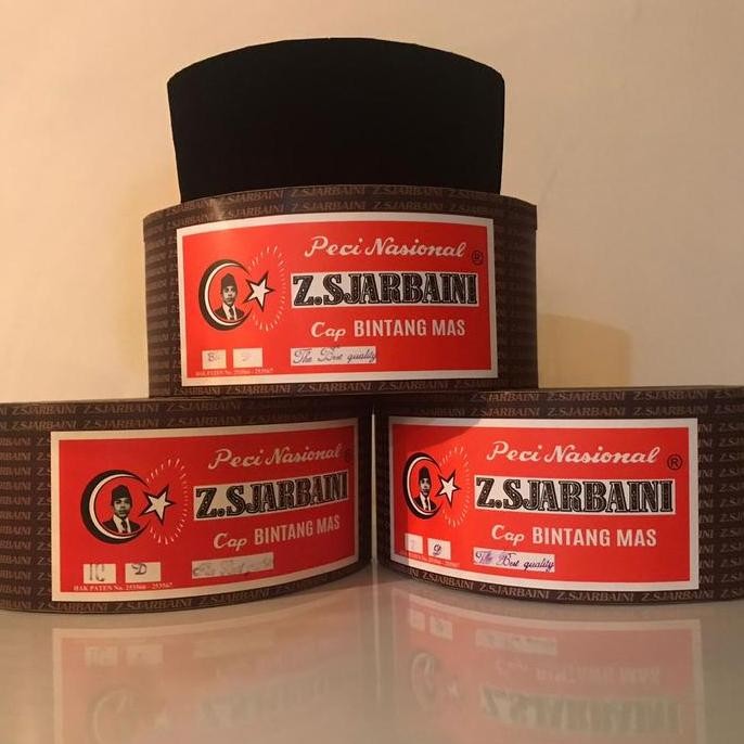 Terbaru Peci Nasional Z Sjarbaini Cap Bintang Mas