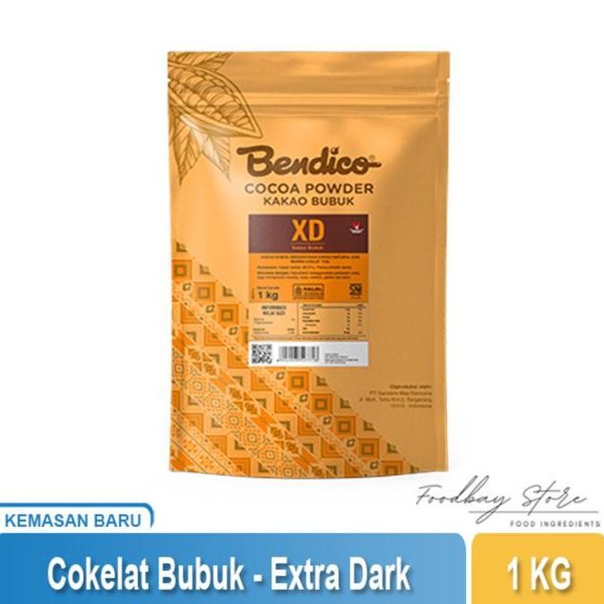 

BENDICO - Cocoa Powder XD 1 kg / Coklat Bubuk Ekstra Dark Cokelat NLS