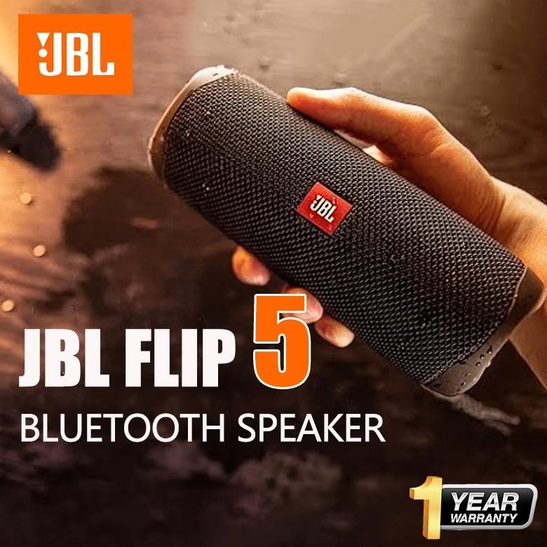 [100%Ori] JBL Flip 5 Wireless Bluetooth Portable Speaker [Garansi 1 Tahun] Bass IPX7 Waterproof BT V