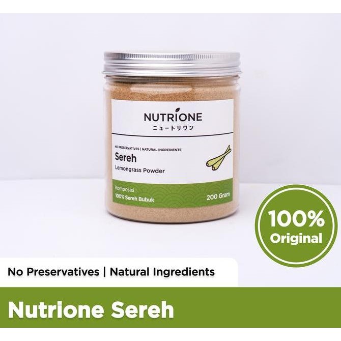 

Diskon! Serai Bubuk Premium 1 Kg - Lemongrass Powder Nutrione Original