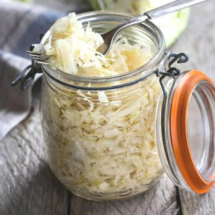 

Diskon! Sauerkraut Organic 500Gr - Acar Kubis Fermentasi Tanpa Pengawet Siap Konsumsi