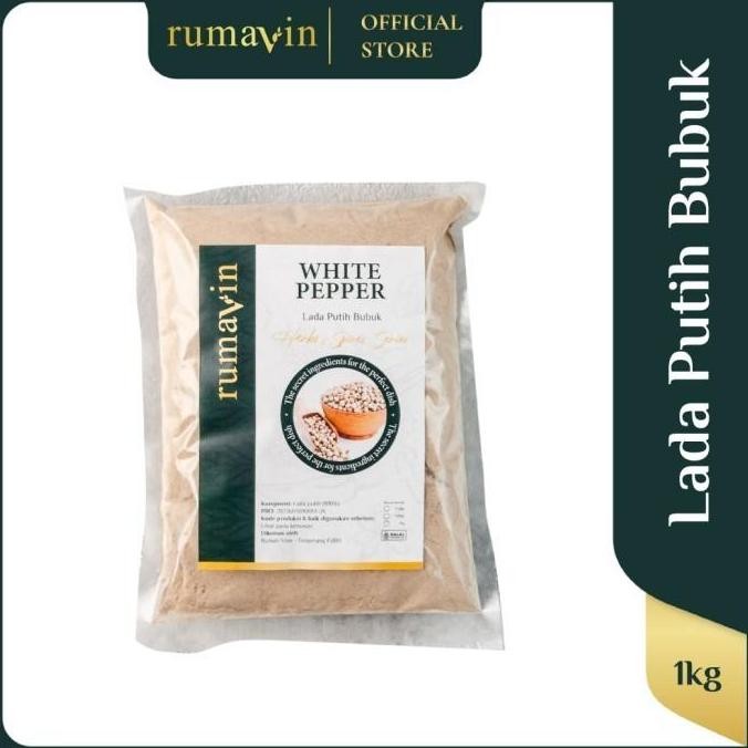 

Diskon! Rumavin Bubuk Lada Putih Premium - White Pepper Powder 100Gr