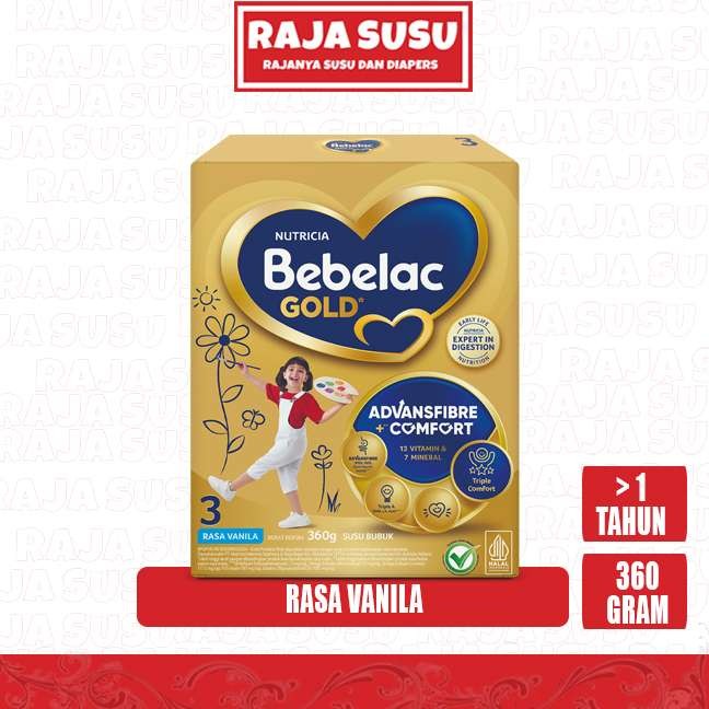 BEBELAC GOLD 3 VANILA 360 GR - RAJA SUSU