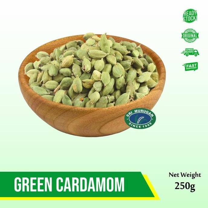 

Diskon! Green Cardamom Utuh 250Gr - Kapulaga Hijau Premium