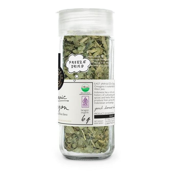 

Diskon! East Java & Co Organic Freeze Dried Tarragon 6G - Daun Tarragon Organik