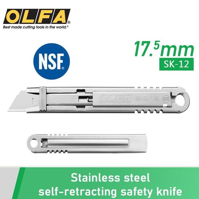

All Stainless Steel Safety Knife Sk-12 Olfa