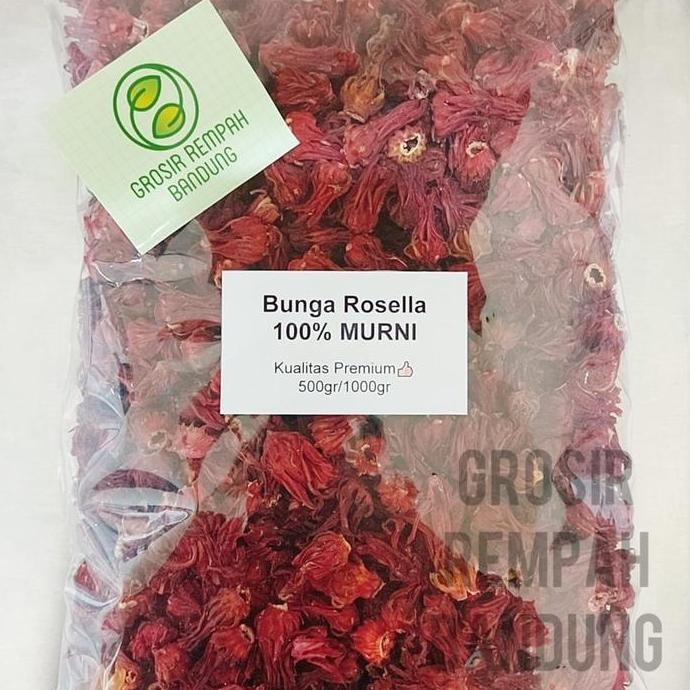 

Diskon! Bunga Rosella Merah Kering 1Kg Herbal Teh Rempah Pilihan