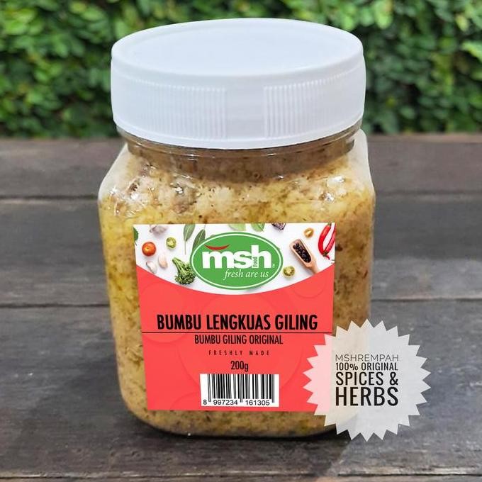 

Diskon! Lengkuas Giling 200 Gram - Bumbu Masak Lengkuas Halus Segar