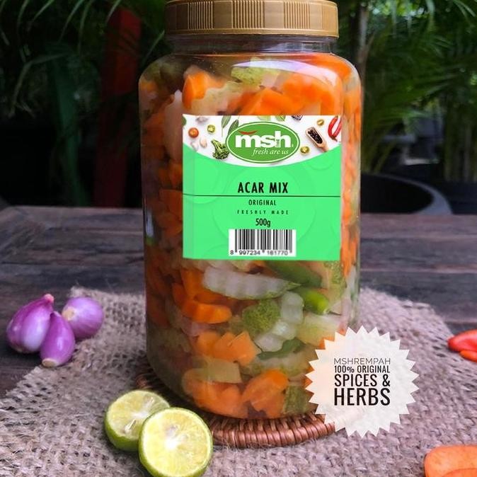 

Diskon! Msh Acar Mix 500 Gram - Campuran Acar Sayur Kering Siap Pakai