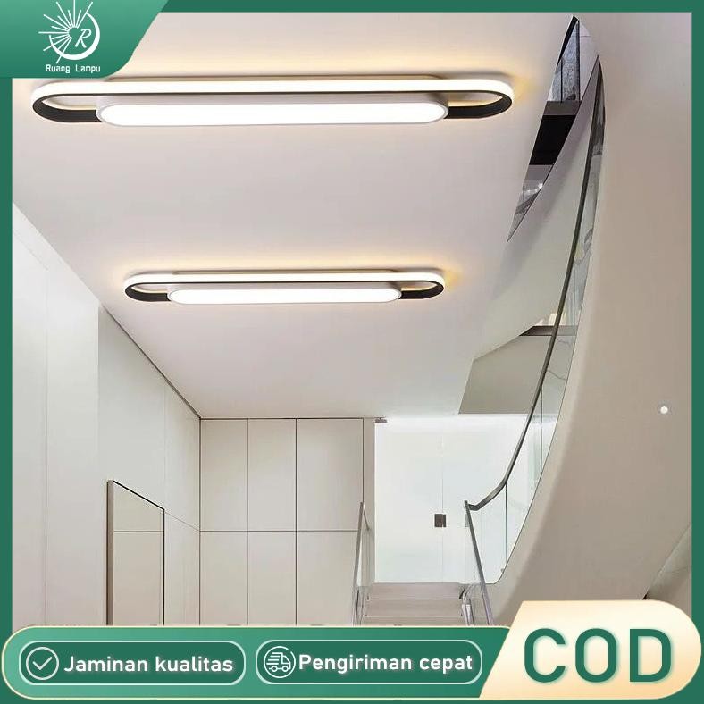 Lampu Plafon Koridor LED Ceiling Light Lampu Hias Rumah Ruang Tamu Kamar Minimalis Tempat Lampu Loro