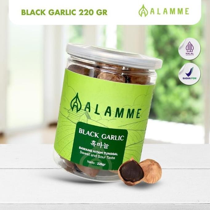 

Diskon! Black Garlic Bawang Hitam Lanang Alamme - Herbal Rempah Manis