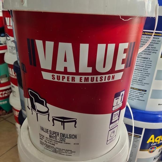 Cat Tembok Asian Paint Value 25kg "White"