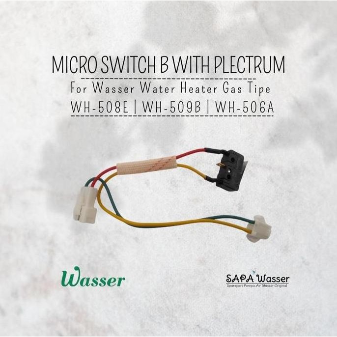 Micro Switch B With Plectrum For Wasser Water Heater Gas Wh-506A Terbaik