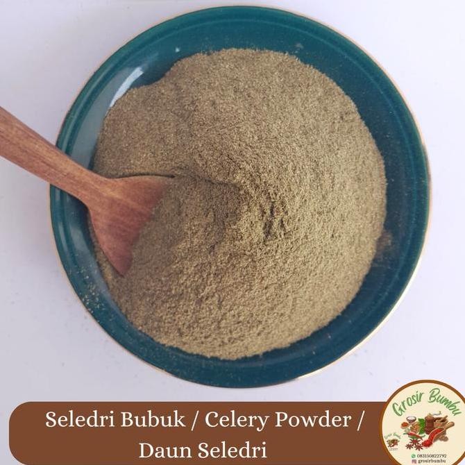 

Diskon! Seledri Bubuk 1Kg / Celery Powder / Daun Seledri Kering Serbuk Murni