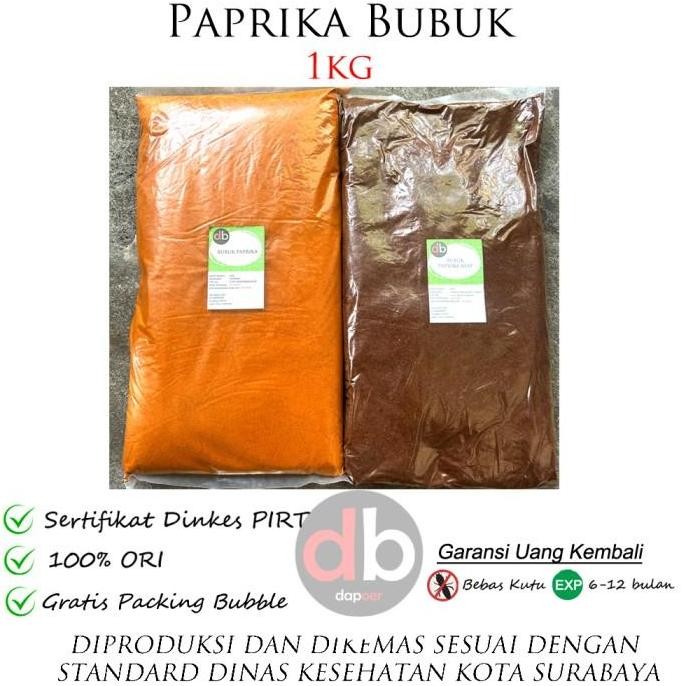 

Diskon! Paprika Smoked Bubuk 1Kg - Bubuk Paprika Asap Halus
