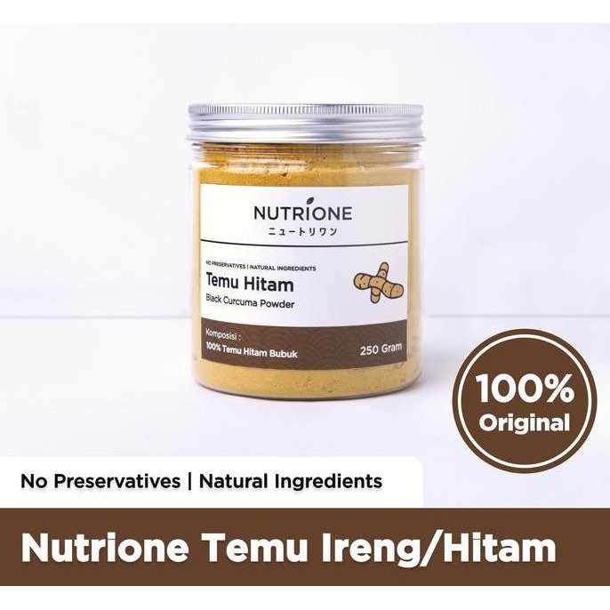 

Diskon! Temu Ireng Bubuk (Black Turmeric Powder) 100% Premium Nutrione