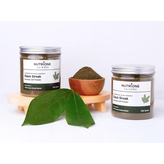 

Diskon! Daun Sirsak Bubuk (Soursop Leaf Powder) Premium Nutrione