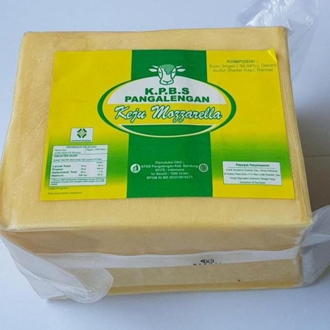 

Keju Mozzarella K.P.B.S Pangalengan 1Kg