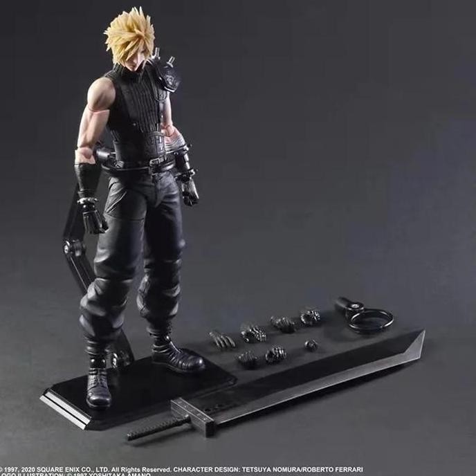 Action Figure Final Fantasy Play Art Kai Cloud Strife