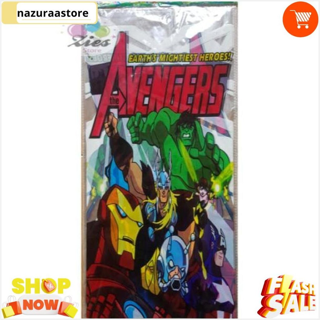 

Plastik Snack Ulang Tahun / Plastik Kado / Plastik Souvenir Avengers Siap Kirim