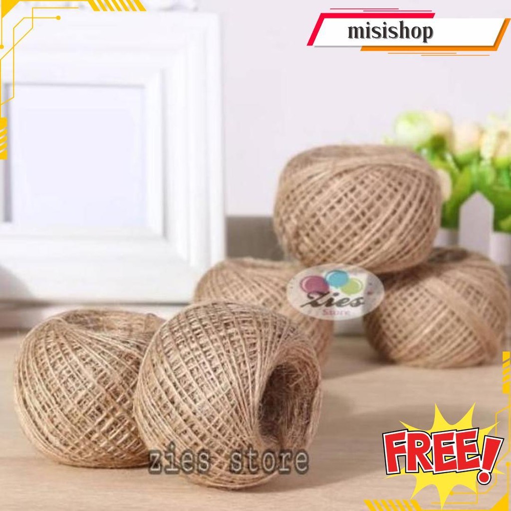 

Hamp Rope / Tali Goni Vintage / Tali Rami Per Roll 50Meter Siap Kirim