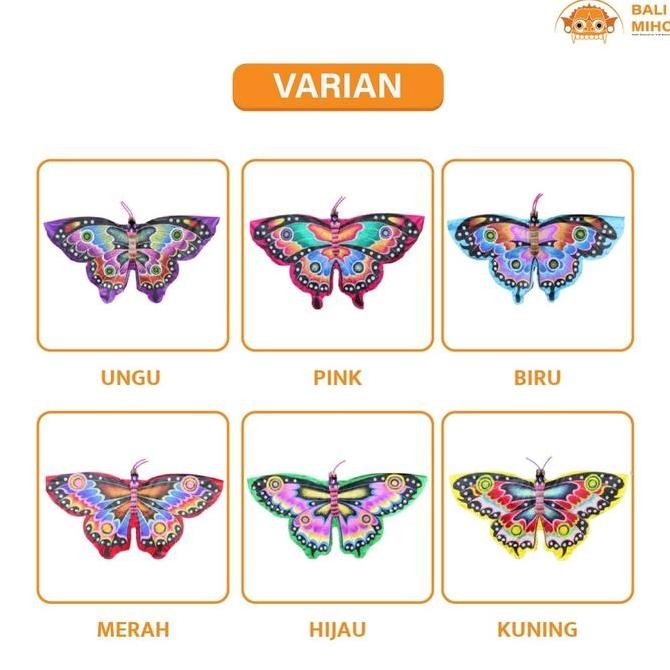 (Allthebest) Layangan Kupu-Kupu / Layangan Lipat / Layangan Kain