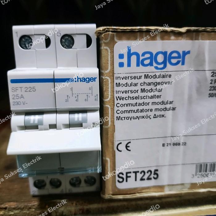 SFT225 COS MCB 2P 25A HAGER Change Over Switch