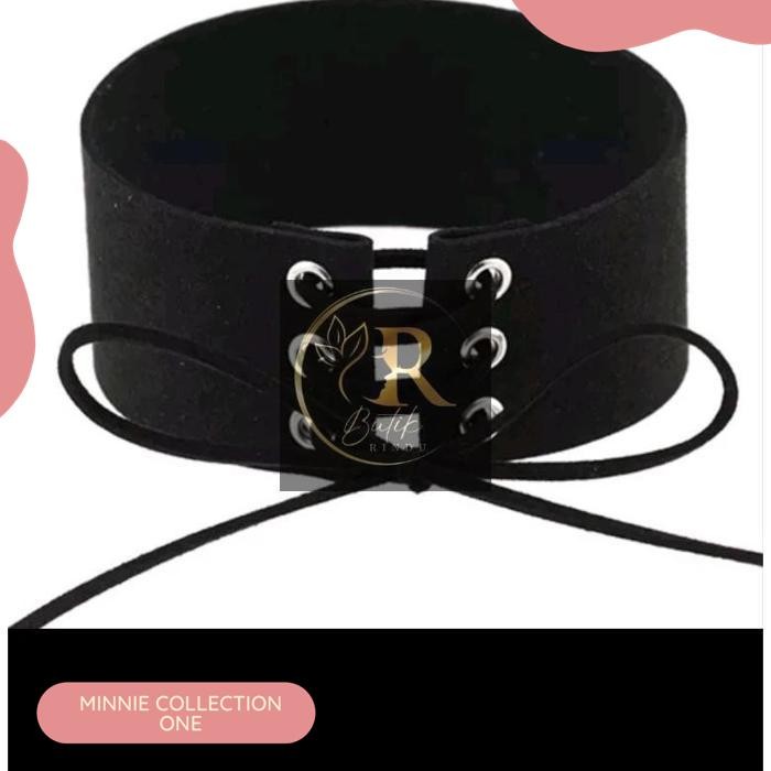 KALUNG XXX AKSESORIS FASHION KALUNG BAHAN KULIT PU COSPLAY HARAJUKU HALLOWEEN GOTHIC METAL  PUNK JAP