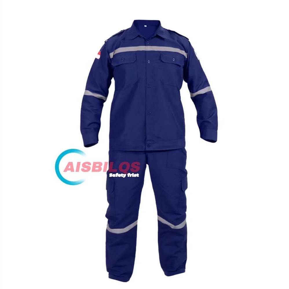 Baju Setelan Wearpack Safety Setelan Katelpak Baju dan celana Seragam Kerja Proyek Terlengkap Murah