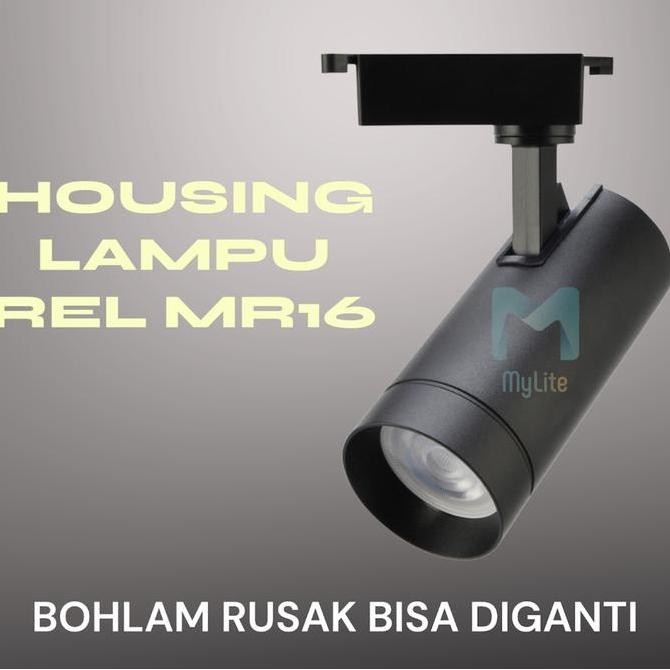 Lampu Spotlight Rel MR16 Kosongan / Track Light Rel MR 16