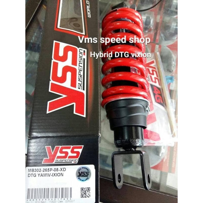 shock YSS DTG new vixion nvl nva vixion r/ monoshock yss vixion 265mm