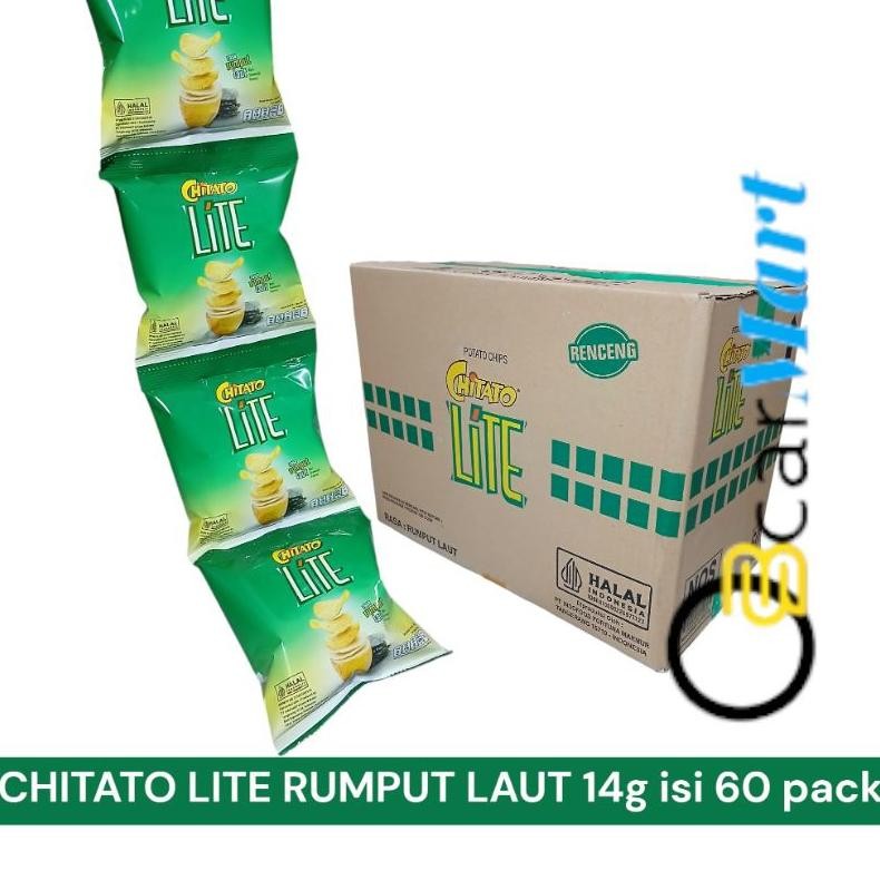 

Chitato Lite 1 Dus Isi 60 Rumput Laut 14g Potato Chips aSt