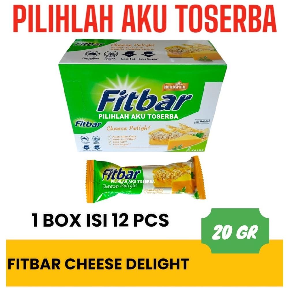 

Fitbar CHEESE DELIGHT Multigrain Cereal Bar isi 12 - (HARGA 1 BOX) aSt