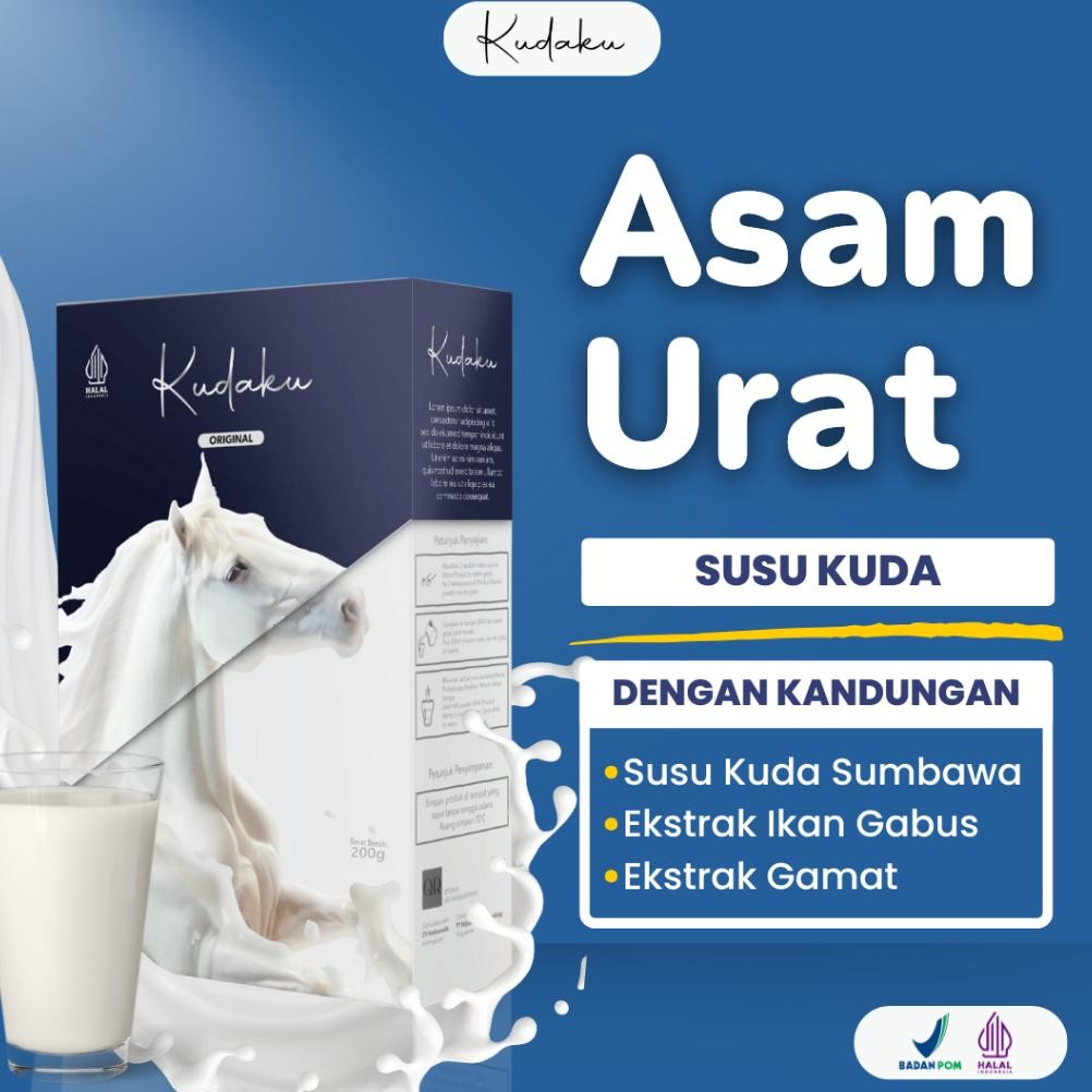 

Kudaku Susu Kuda Liar Sumbawa Asli Obat Herbal Asam Urat Rematik Nyeri Sendi Tulang Jantung 200 Gram aSt