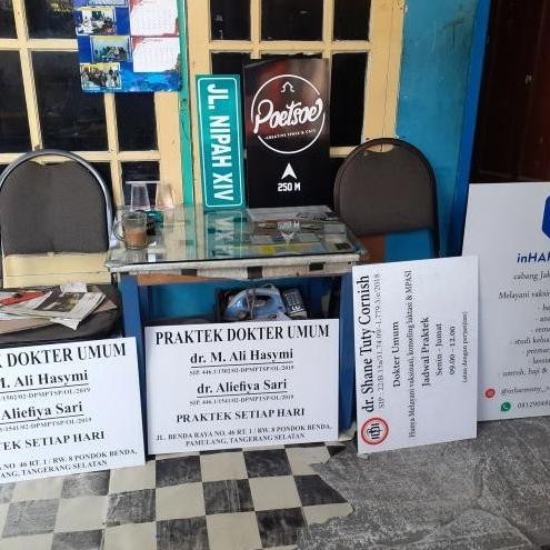 

TERBARU - Papan Nama Dokter - Apotek - Klinik - Akrilik Acrylic Sticker Stationery