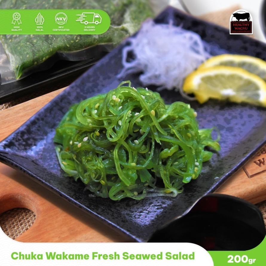 

Chuka Wakame Fresh Seaweed Salad Rumput Laut 200gr aSt