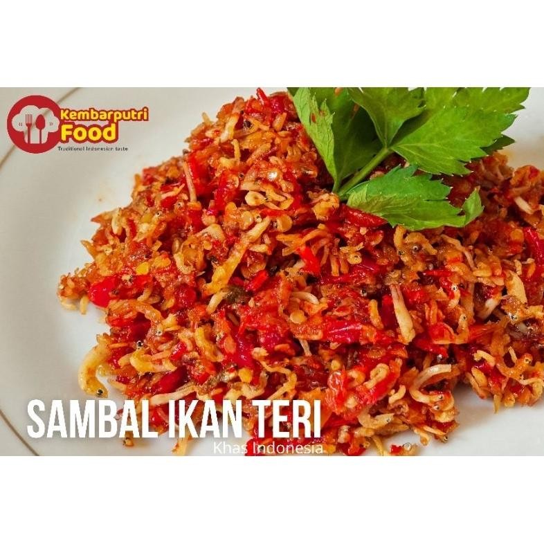 

Sambal Teri, Cumi, Cakalang, Bawang, Tomat, Hijau 175gr Noesantara Khas Indonesia aSt