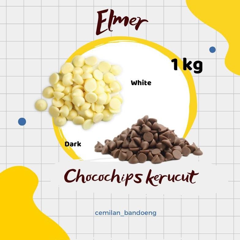 

CHOCOCHIPS KERUCUT ELMER KEMASAN 1 KG aSt