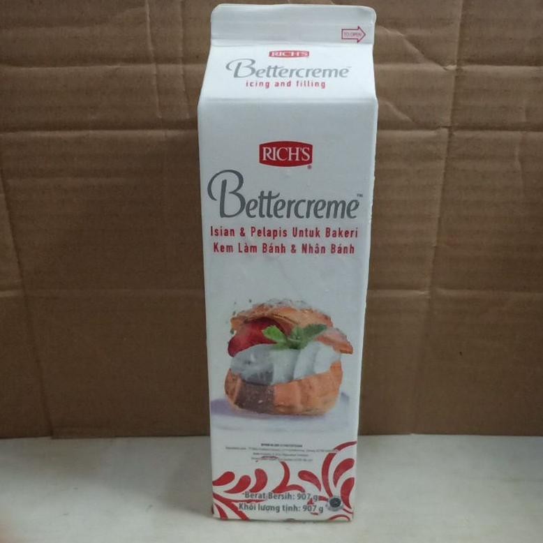 

Rich's Bettercreme 907 gr Icing and Filling Whipping Cream aSt