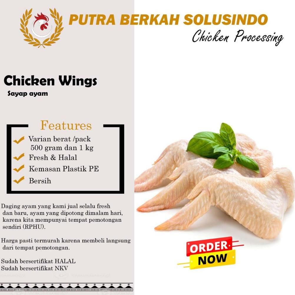 

Sayap Ayam Premium fresh Murah aSt