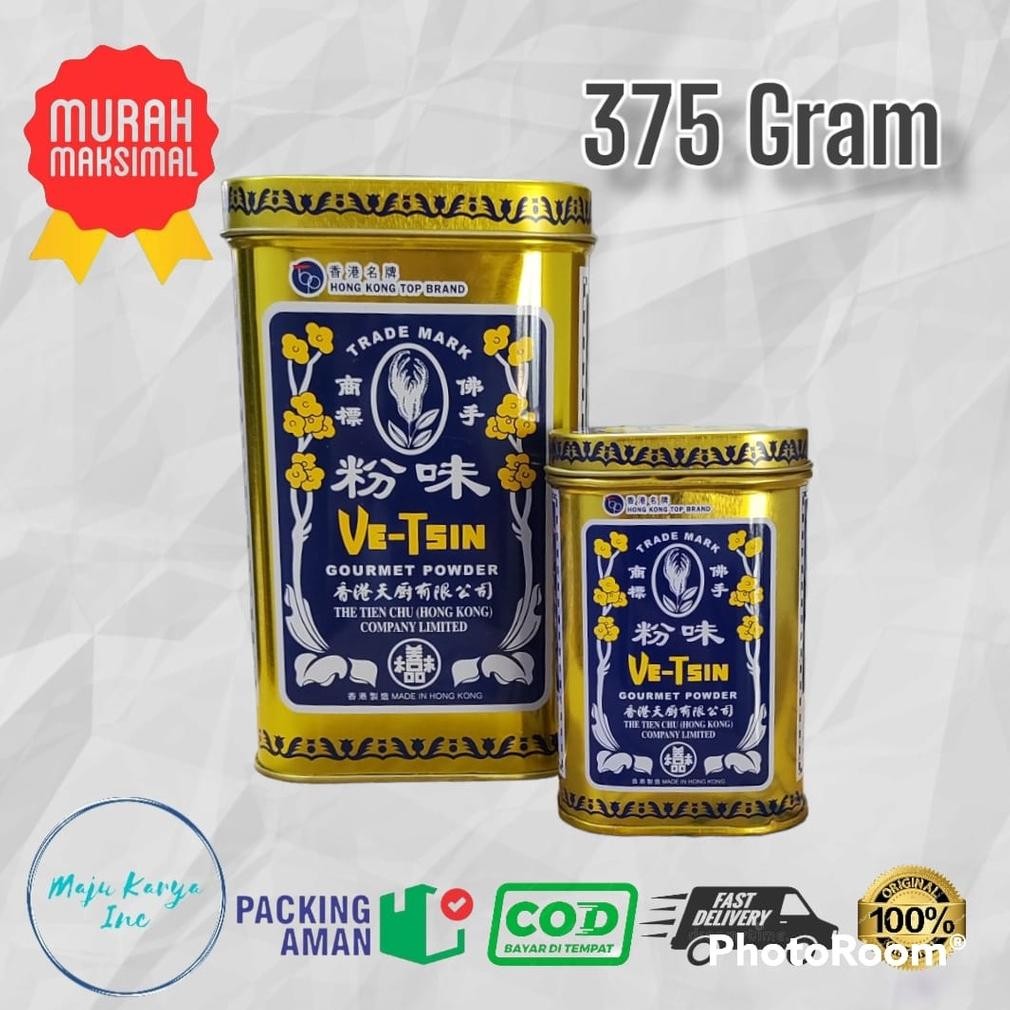 

Vetsin Hongkong Gourmet Powder 375 g / Ve -Tsin Micin penguat rasa aSt