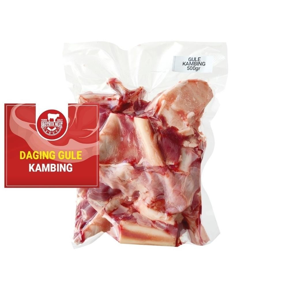 

Daging Gule Kambing 500gr (Daging & Tulang) - Brothermeatshop aSt