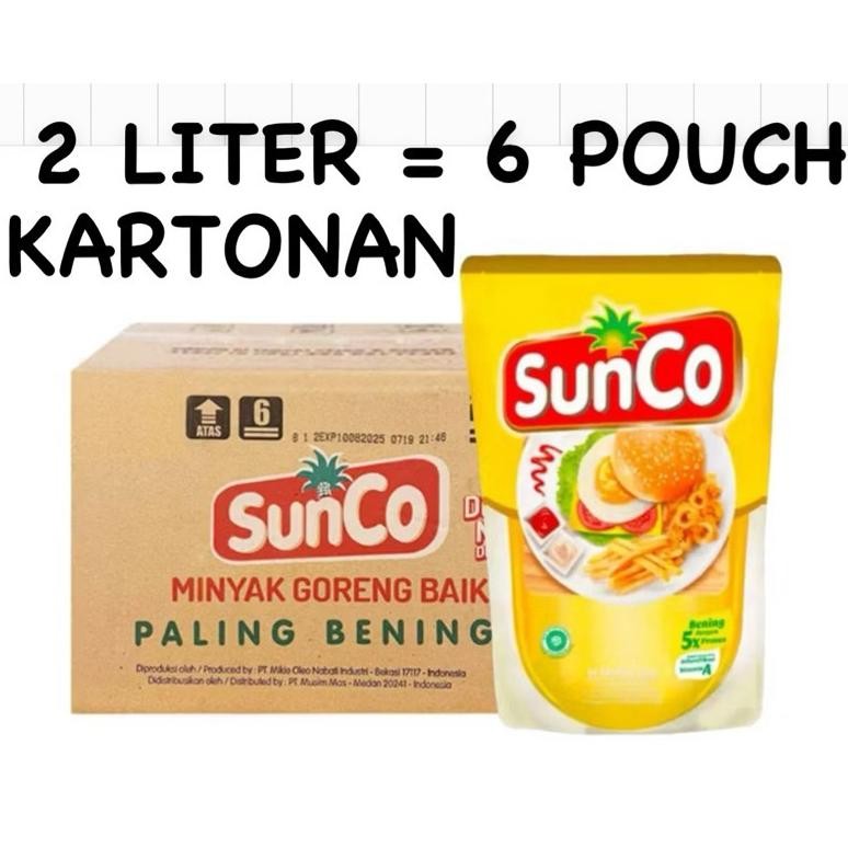 

SUNCO 2 LITER KARTONAN ISI 6 POUCH aSt