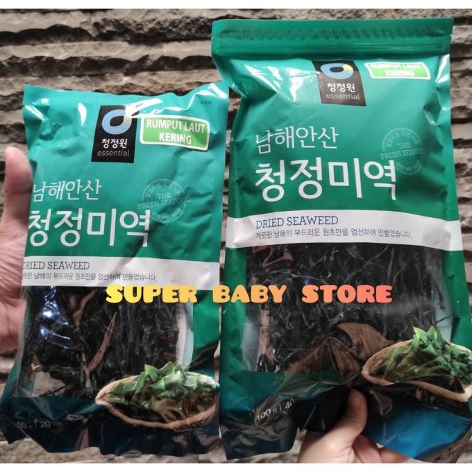 

Chung Jung One Daesang Miyeok- Dried Seaweed- Rumput Laut 50gr | 100gr aSt