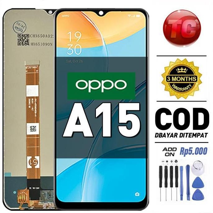 BEBAS ONGKIR - Original Lcd OPPO A15 ori asli Layar hp touchscreen Sentuh Versi Tinggi COD