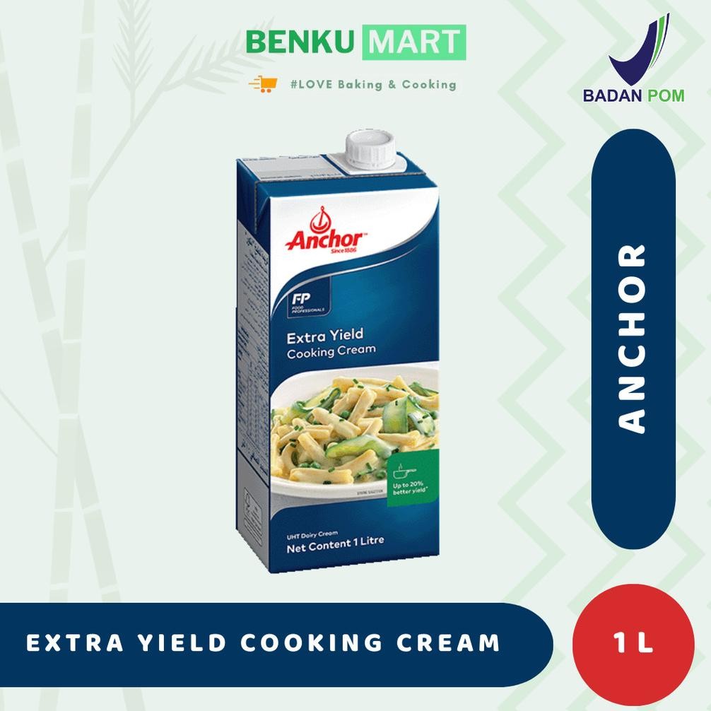 

Anchor Cooking Cream Extra Yield 1 Liter | Krim Masak 1L aSt
