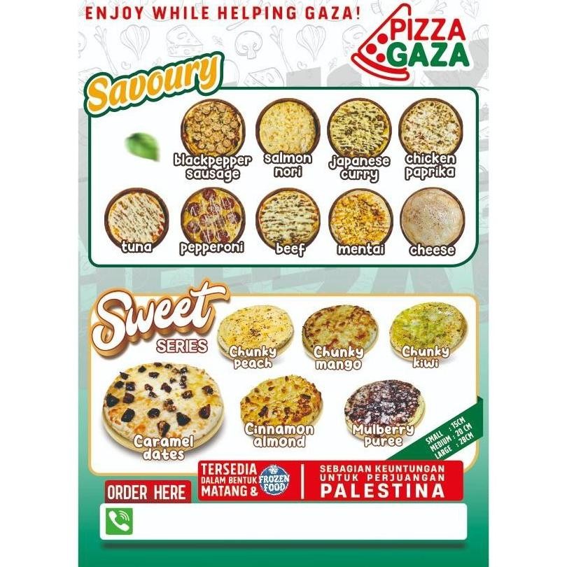 

[Ready Stock] Pizza Gaza Frozen Crispy Lembut Berbagai Varian aSt