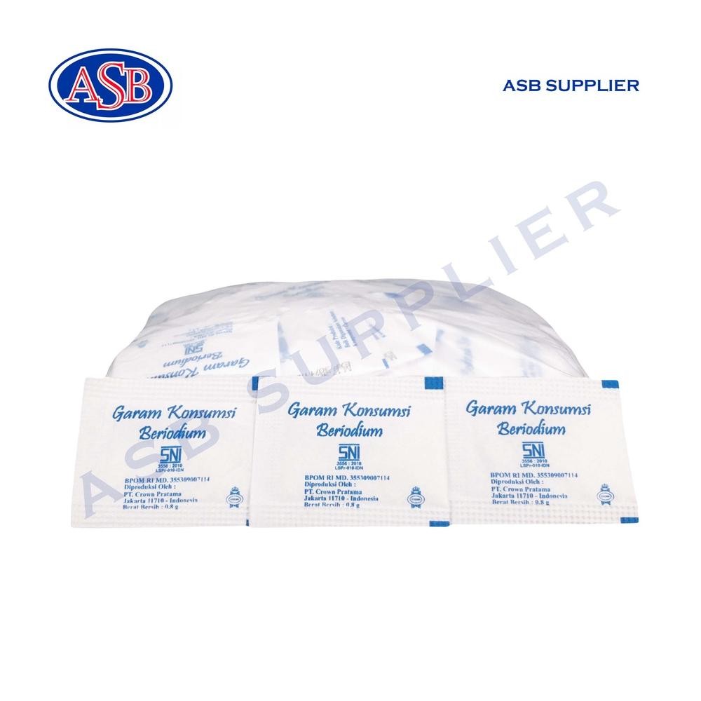 

Iodized Salt Sachet / Garam Beriodium Saset (250 Pcs) aSt