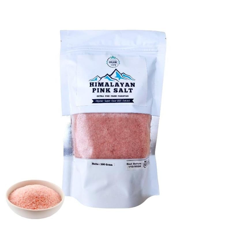

Garam Himalaya Pink Salt Organic//Original Premium Asli 1kg NON GMO aSt